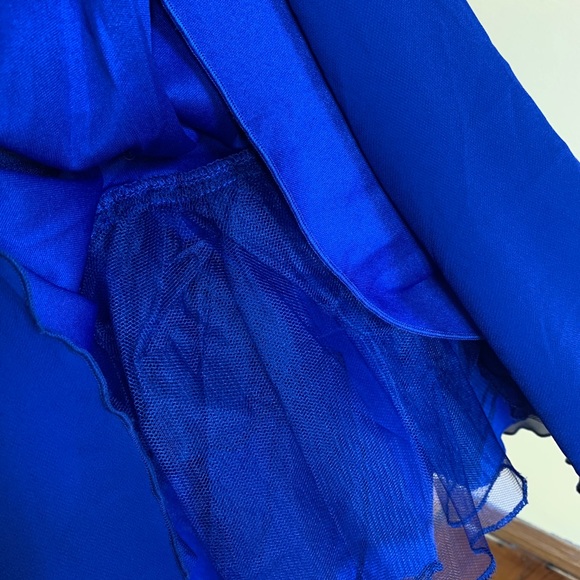 City Studio, One shoulder blue, size 1 Dress. - Picture 9 of 12